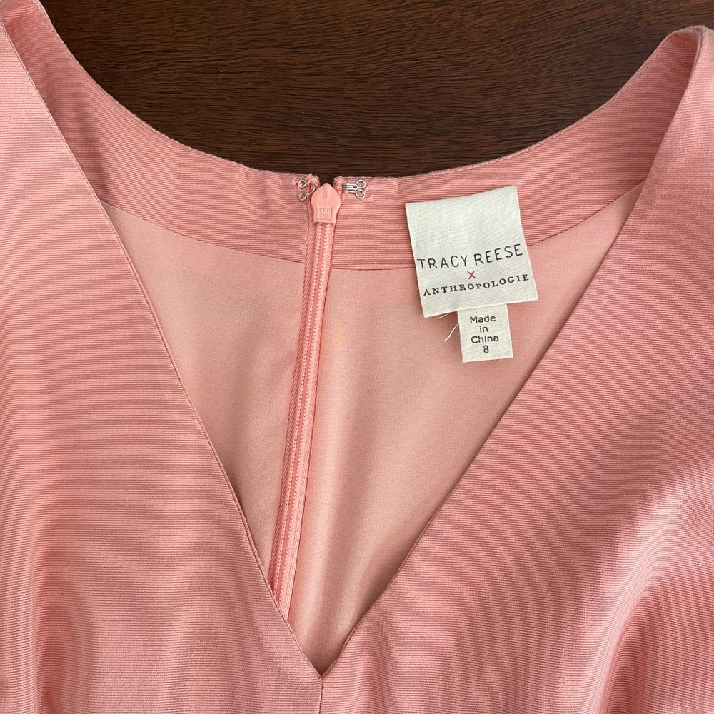 Tracey Reese x Anthropologie Painterly Pleated Fit & Flare 8 - Picture 2 of 3